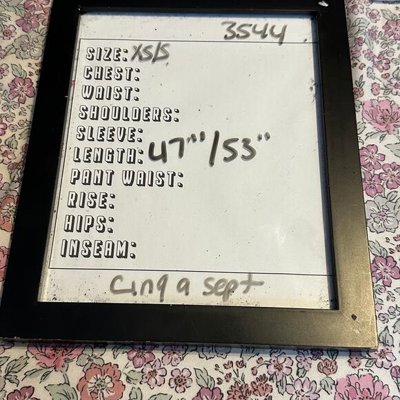 Cinq a Sept Coverup Trailing Orchid Stefe Floral Peach Orange Size XS Small - Picture 8 of 8